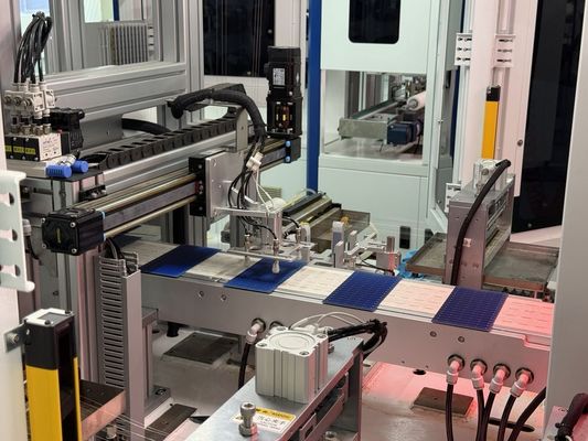 Semiconductor Laser PV String Welding Machine Automatic For BIPV Solar ...