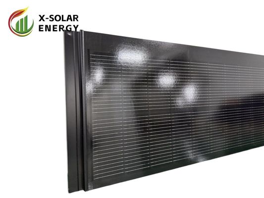 120 Watt Roof Top Solar Panel Frameless Double Glass Crystal Bifacial ...