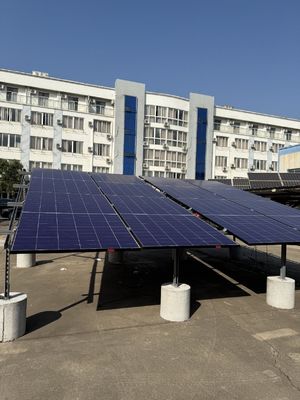 BIPV 500 Watt Bifacial Solar Panels Double Glass Module For Rooftop ...