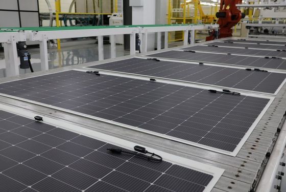 Fast Production 520W 560W 580W PV Solar Module with Max. Power of 580W and -40-85 Operating Temperature Range