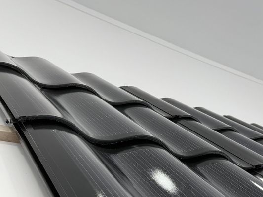 BIPV Solar Color Fencing Roof Top Tiles for Facade and Balcony Double ...