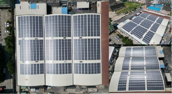 44 Degree Rated Operating Temperature Flexible Solar Panel 580W ...