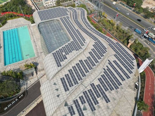 Lightweight Half-Soft Flexible BIPV Solar Module Open-Circuit Voltage 53.03V for Architecture or Agriculture