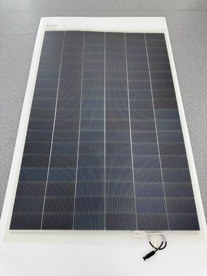 Mc-4 Connector 35W 18V Monocrystalline Semi-Flexible Solar Panel ETFE for Tent RV Car Hood Boat Balcony