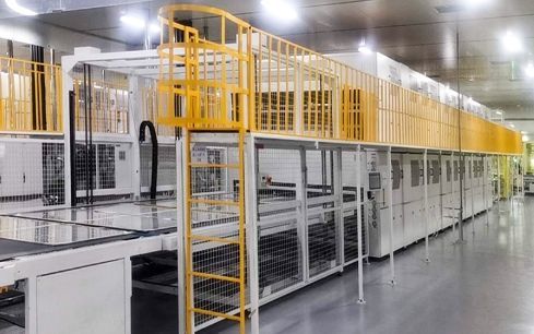 Industrial Fully Automatic MDF Thermal Film Sheet Hot Press Dry Solar Module Production Line Laminating Machine