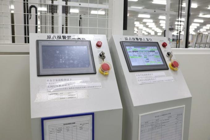 Industrial Fully Automatic MDF Thermal Film Sheet Hot Press Dry Solar Module Production Line Laminating Machine
