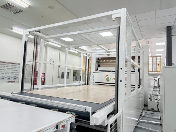Industrial Fully Automatic MDF Thermal Film Sheet Hot Press Dry Solar Module Production Line Laminating Machine