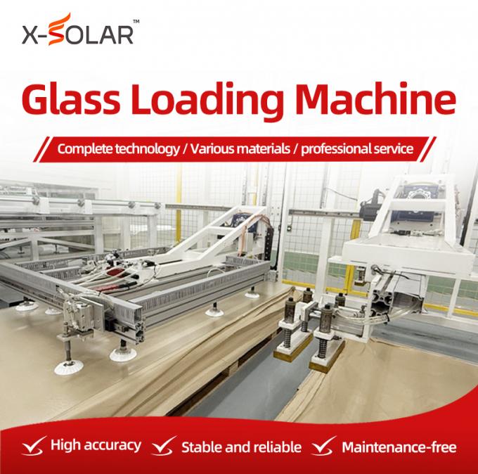 Precise Automatic Glass Loading Machine 220V / 50Hz Power Supply 8.5KW