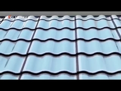 50W Curved Tile BIPV Solar Panels Red Photovoltaic Tiles CE Accredited and Curved Design