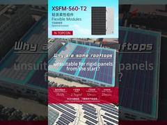 580W Soft Solar Panel For Roofs
