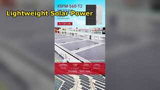 580W Soft Solar Panel For Roof Installation