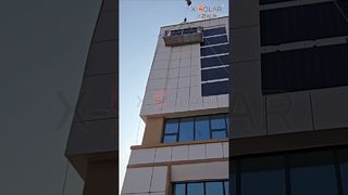 Wall-mounted power station! Flexible PV for vertical installation — no drilling required.