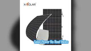 Flexible Solar Kit No Roof Penetration 560W Power